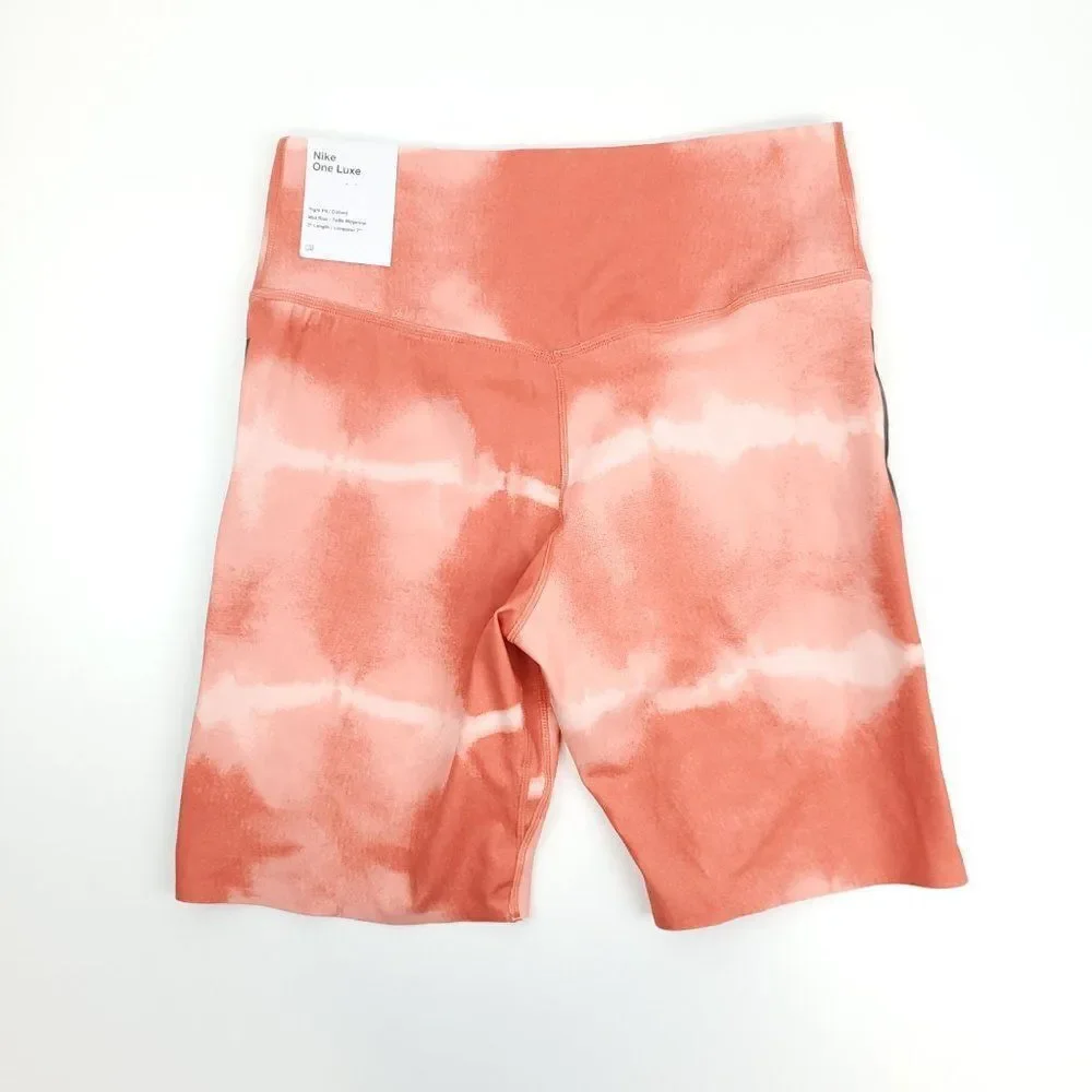 Nike One Luxe Women's 7" Mid Rise Training Shorts DO7814-827 - Picture 9 of 15